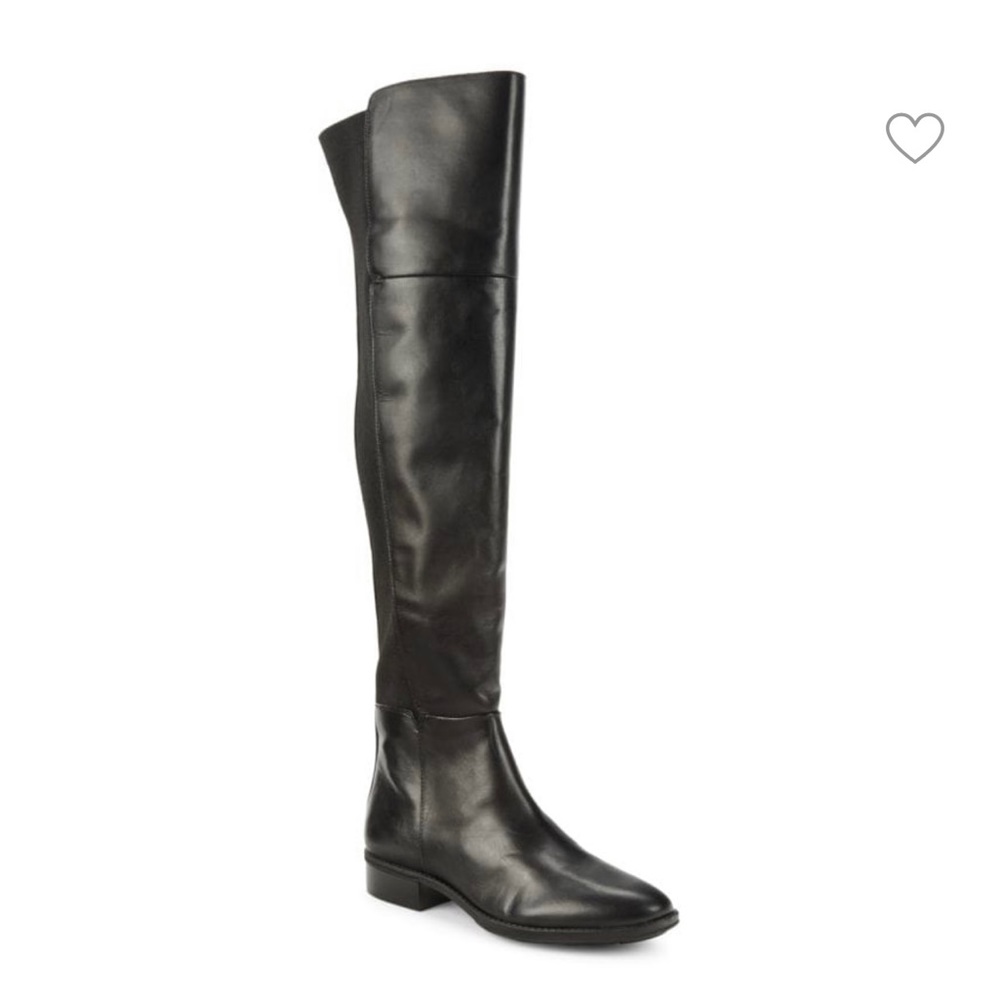 Sam Edelman Sleek Black Over the Knee Boots